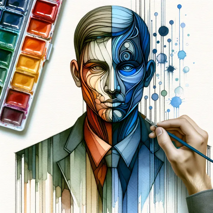 Background blur of As cold as stone